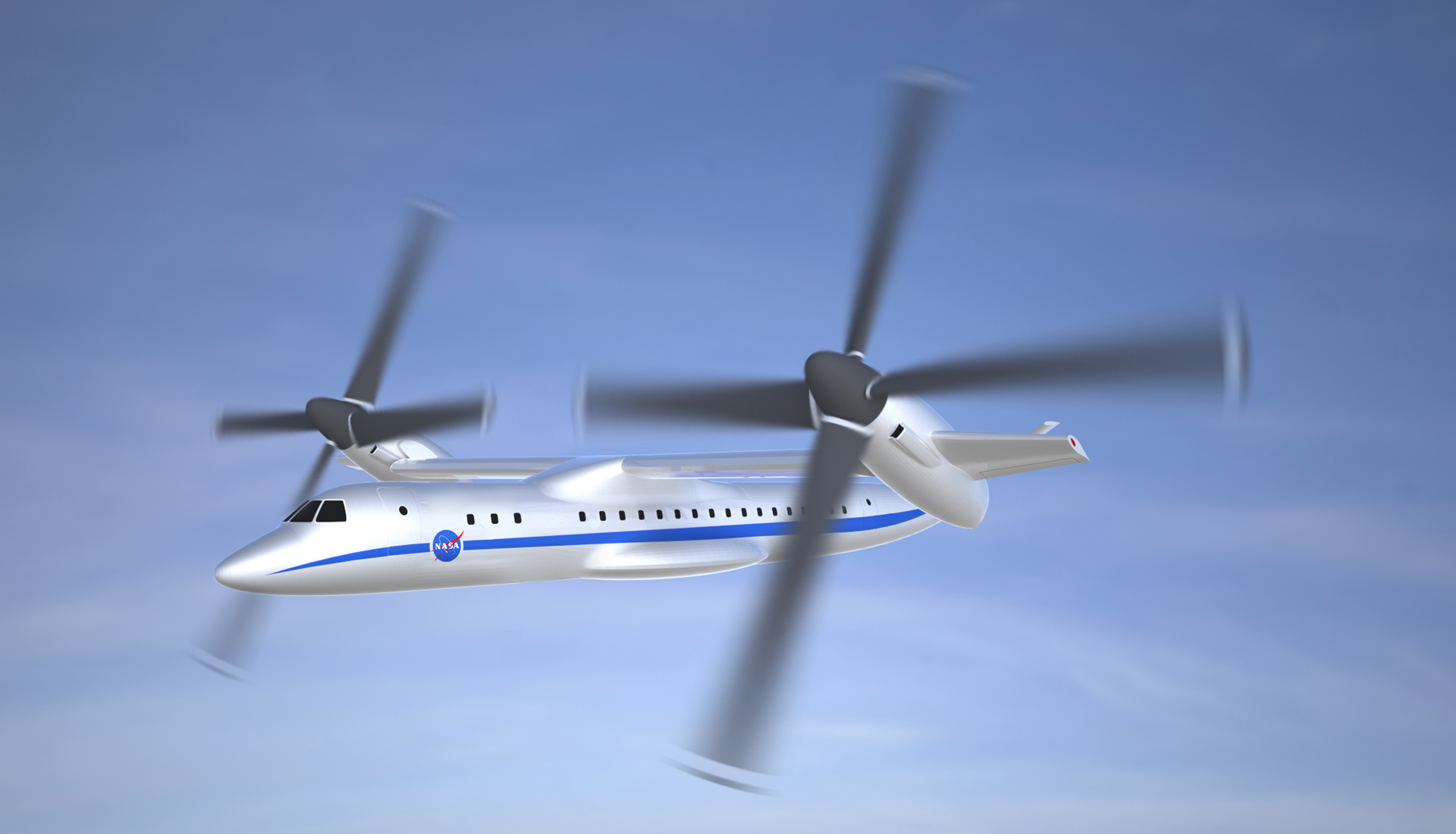 Large Civil Tilt Rotor First Flight, Circa 2023